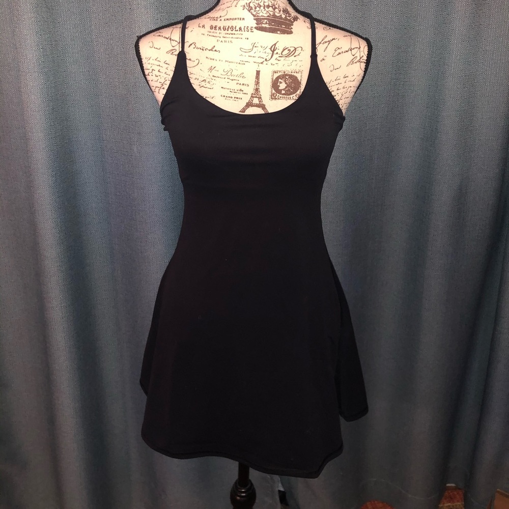 Athletic dress with shorts underneath